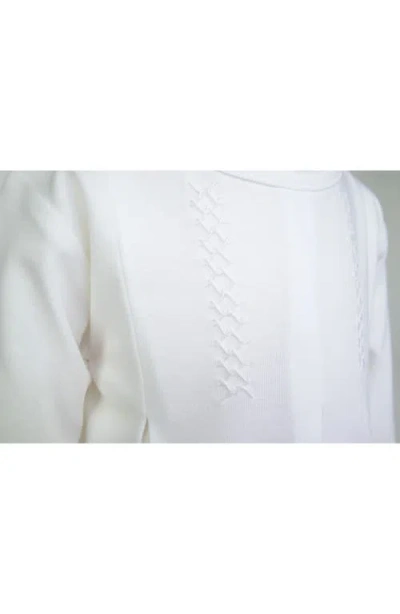Cuclie Layette Long One Piece In White
