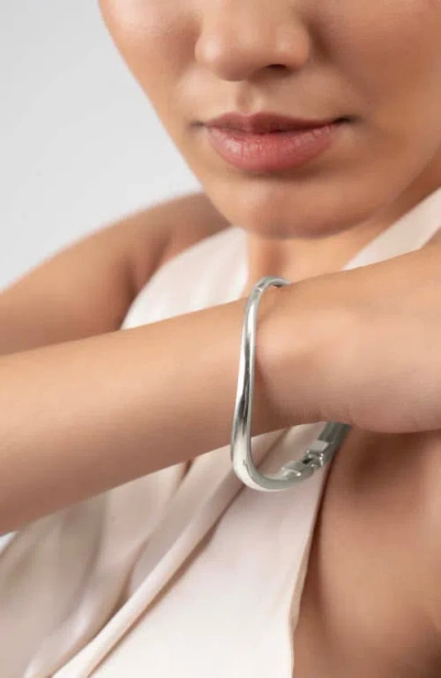 Naveda Bloom Soléne Bangle In Silver