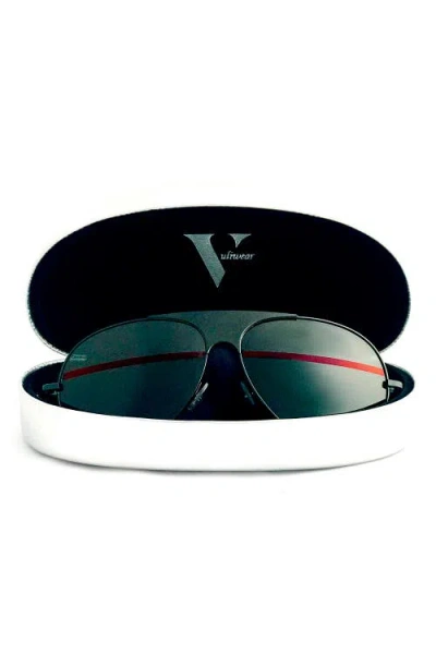 Vuliwear Elevated Polarized Aviator Sunglasses In Blue