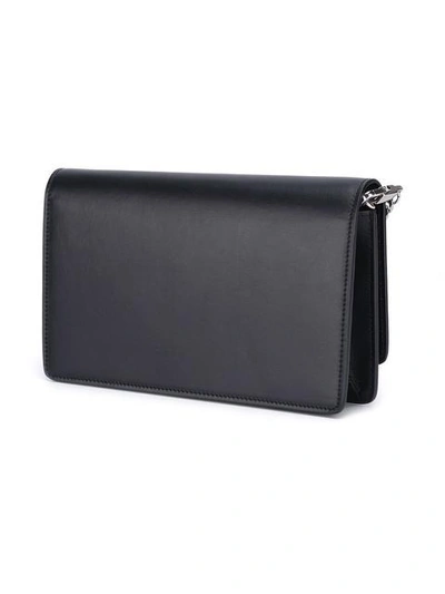 Shop Givenchy Pandora Chain Wallet In Black