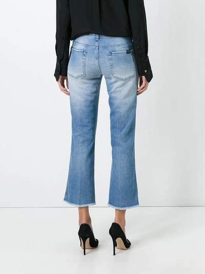 Shop 7 For All Mankind Raw Hem Cropped Jeans