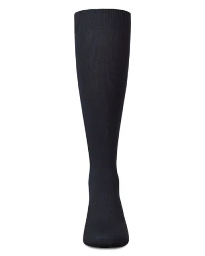 Memoi Soft  Knee High Sock Multiple Solid Colors In Blue