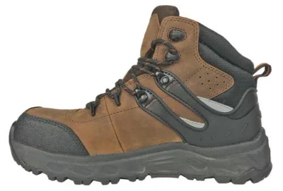 Hoss Boot Company Hoss Stomp Composite Toe Wedge Work Boot In Brown