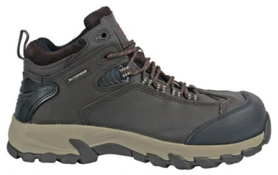 Hoss Boot Company Hoss Frontier Composite Toe Waterproof Work Boot In Brown