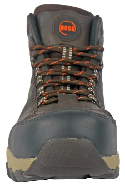Hoss Boot Company Hoss Frontier Composite Toe Waterproof Work Boot In Brown