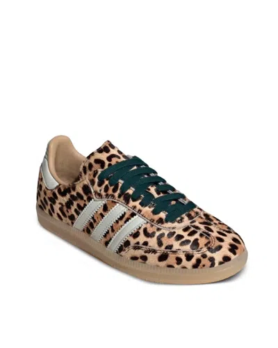 Adidas Originals Handball Spezial Leopard-print Leather Sneakers In Animal Print