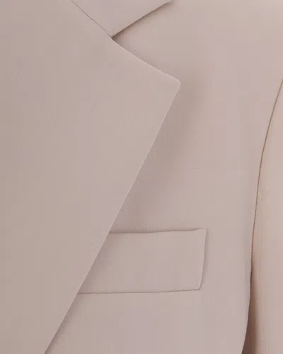 Weekend Max Mara Beige Single-breasted Blazer In Multi