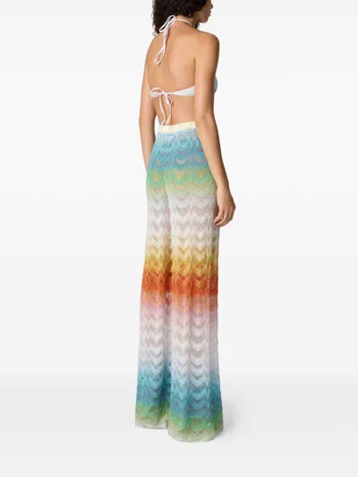 Missoni Patterned Trousers In Multi