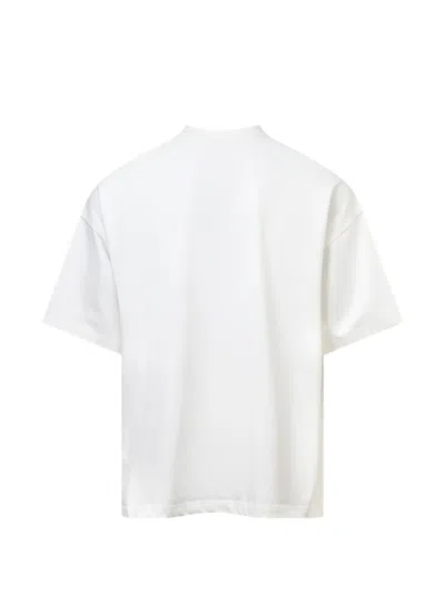 Blackjack Oversized Tee In Combed Cotton In White