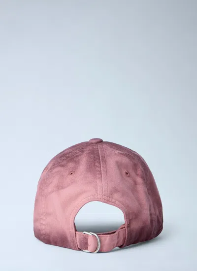 Acne Studios Women Washed Baseball Cap In Pink