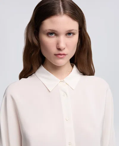 Aspesi Button-down Long-sleeved Shirt In White