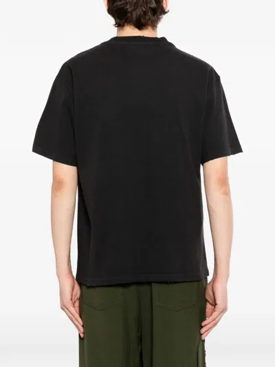 Warman Skull Graphic T-shirt In Black