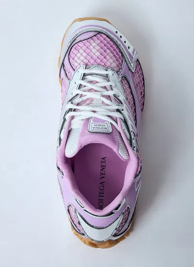Bottega Veneta Orbit Mesh Technical Fabric Lace Up Sneakers In Multi
