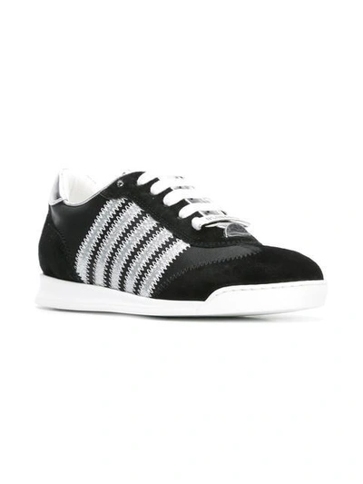 Shop Dsquared2 New Runner Sneakers - Black
