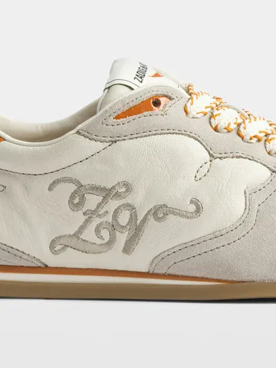 Zadig & Voltaire Zv Vintage Dance Sneakers In White