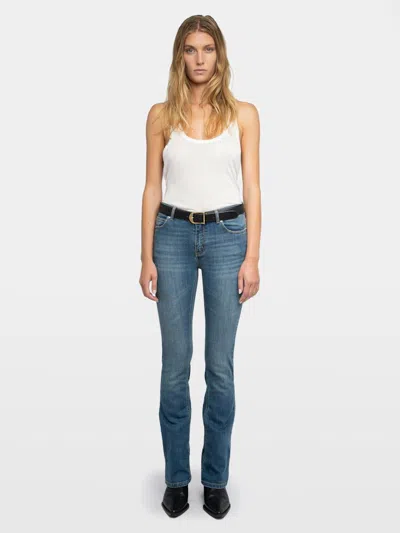 Zadig & Voltaire Eclipse Jeans In Blue