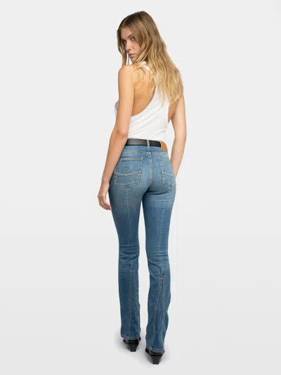Zadig & Voltaire Eclipse Jeans In Blue