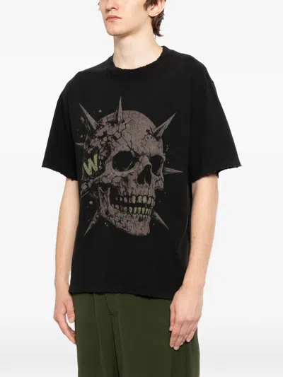 Warman Graphic-print T-shirt In Black