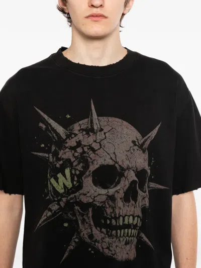 Warman Graphic-print T-shirt In Black