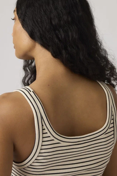 Levi's Essential Ribbed Tank Top In White