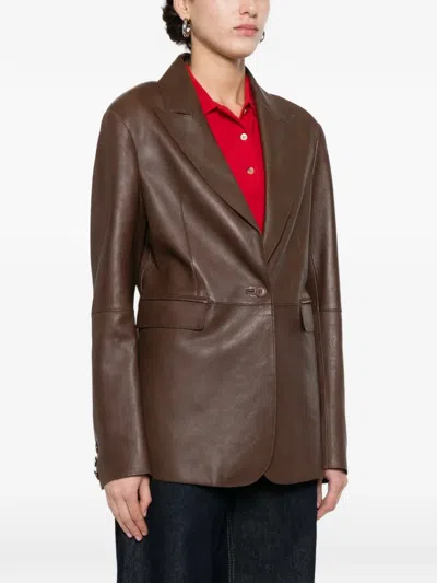 P.a.r.o.s.h Patch-pocket Jacket In Brown