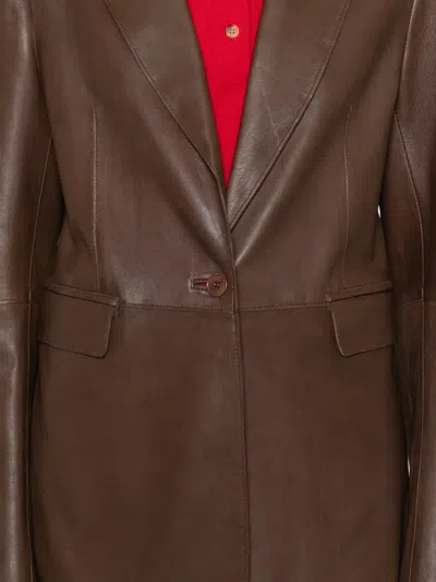 P.a.r.o.s.h Patch-pocket Jacket In Brown