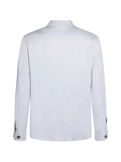 Eleventy Long Sleeved Button-fastened Jacket In Gray