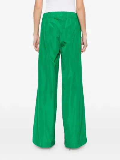P.a.r.o.s.h Elasticated Palazzo Pants In Green