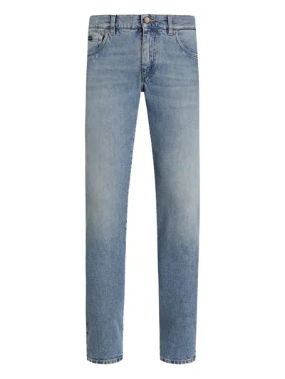 Dolce & Gabbana Multi-pocket Jeans In Blue