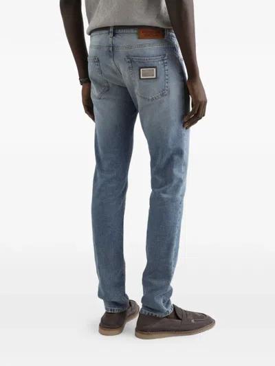 Dolce & Gabbana Multi-pocket Jeans In Blue