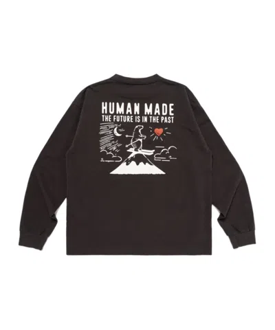 Human Made Patterned Long Sleeve T-shirt In Black