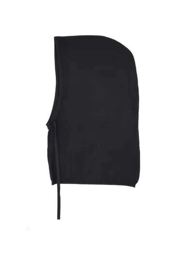 P.a.r.o.s.h Lime Wool-blend Balaclava In Black