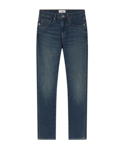 Frame Belt-loop Jeans In Blue