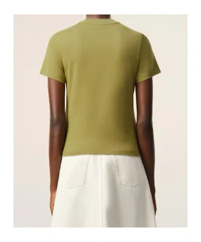 Ami Alexandre Mattiussi Cotton T-shirt In Green
