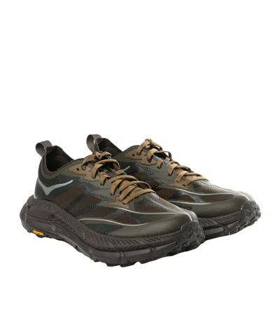 Hoka Mens  Mafate Speed 4 Lite In Brown/black