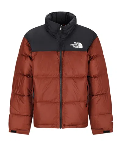 The North Face Brown Color Block High Neck Jacket