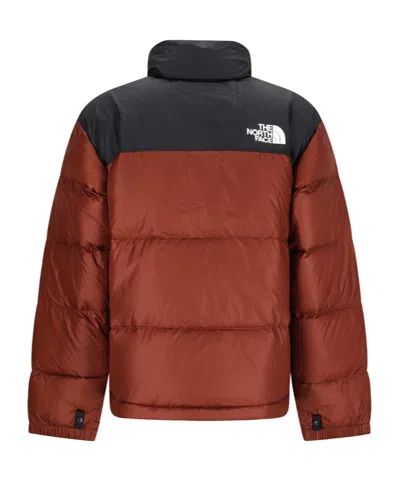 The North Face Brown Color Block High Neck Jacket