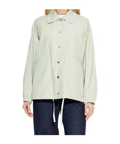Jil Sander Button-up Cotton Jacket In Green