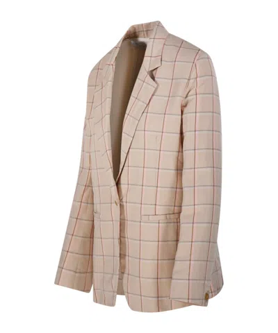 Forte Forte Checked Blazer In Neutral