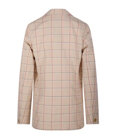 Forte Forte Checked Blazer In Neutral
