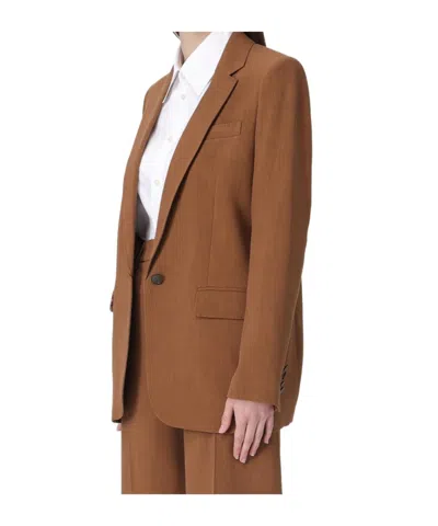 Etro Long-sleeved Suit Jacket In Multi