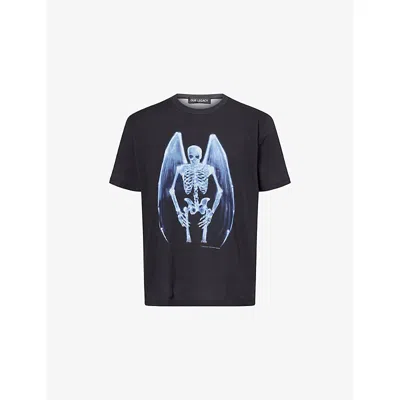 Our Legacy Mens Fallen Angel Print Graphic-print Cotton T-shirt In Multi