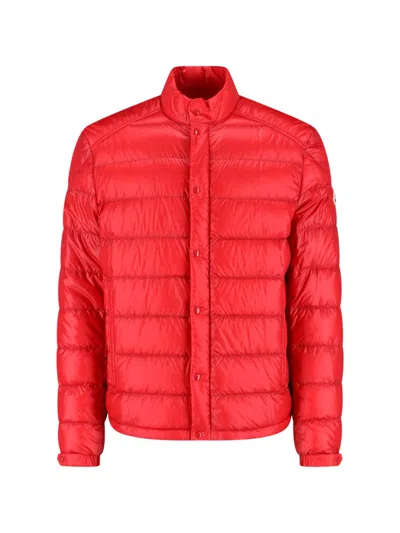 Moncler Selves Down Jacket In Red