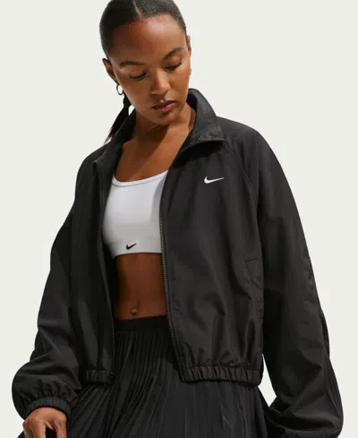 Nike Oversized Uv Track Jacket In Black