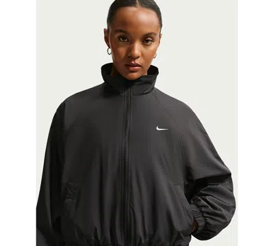 Nike Oversized Uv Track Jacket In Black