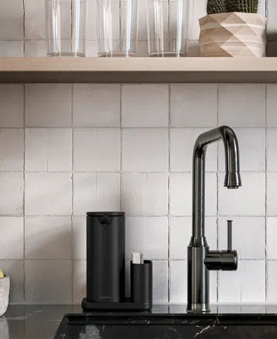 Simplehuman 14 Oz. Liquid Sensor Pump With Caddy In Black