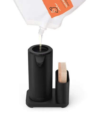 Simplehuman 14 Oz. Liquid Sensor Pump With Caddy In Black