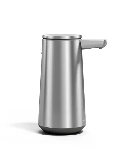 Simplehuman Rechargeable Sensor Pump Foam Soap Dispenser In Silver