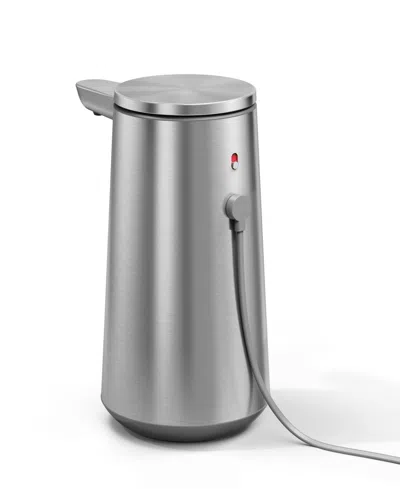 Simplehuman Rechargeable Sensor Pump Foam Soap Dispenser In Silver