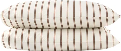 Tekla Off-white Percale Pillowcase Set In Neutral